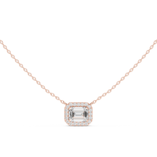 Regal Halo Diamond Pendant